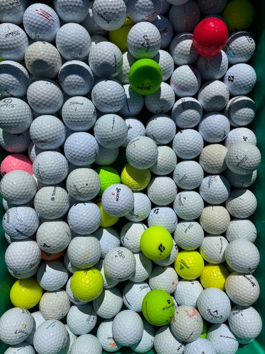 30 Golf Ball Mix Grade A/B - Callaway, Titleist, TaylorMade, Srixon. Honma, Dunlop, Topflite,