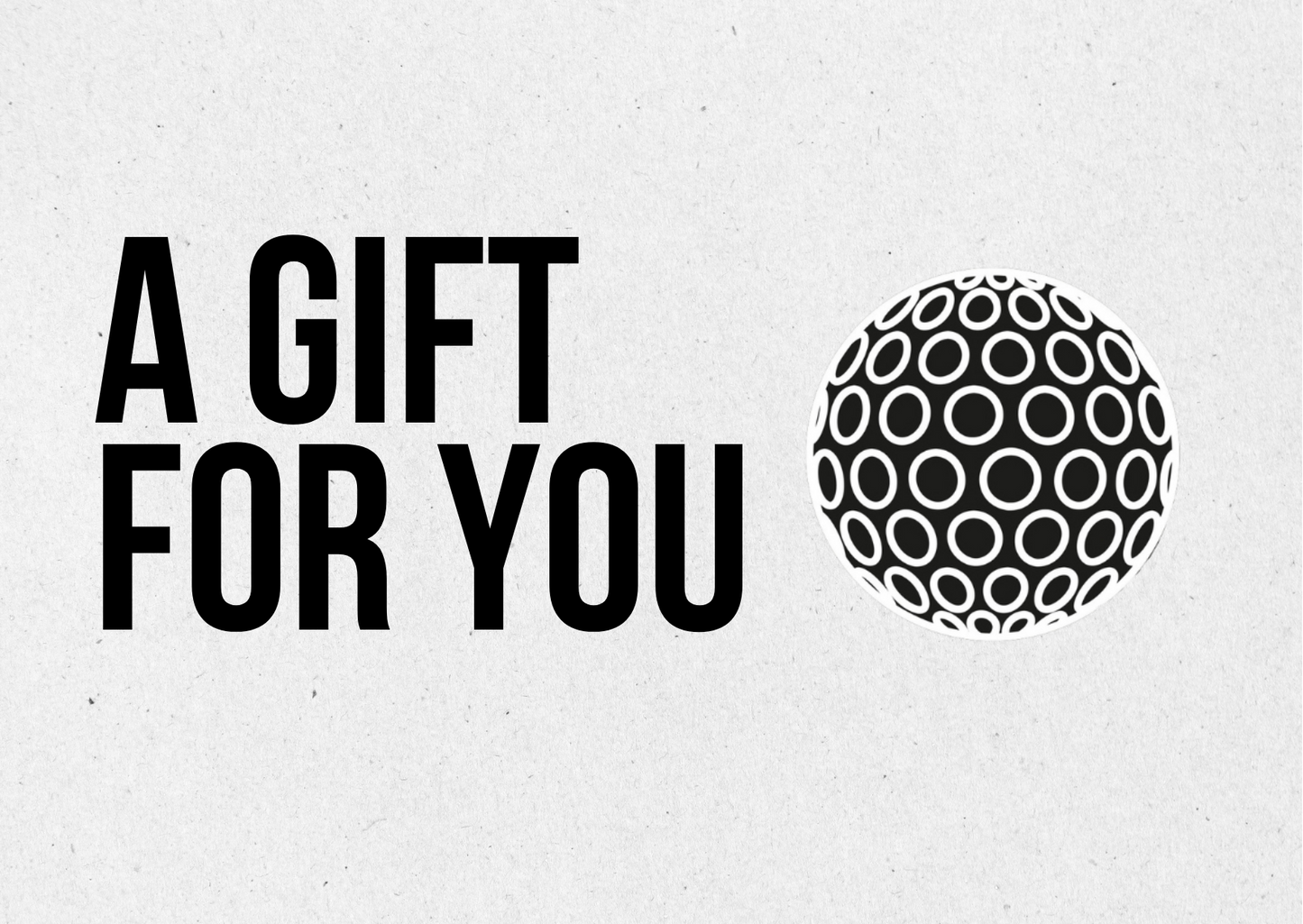 The Golf Ball God Gift Card