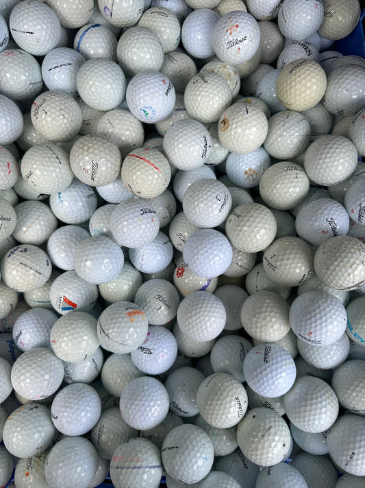 Titleist Golf Ball Mix C Grade - Pro V1, Pro V1x, Toursoft, AVX, NXT, DT Mix, Tourspeed, Velocity