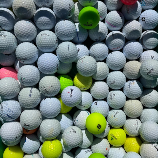 30 Golf Ball Mix Grade A/B - Callaway, Titleist, TaylorMade, Srixon. Honma, Dunlop, Topflite,
